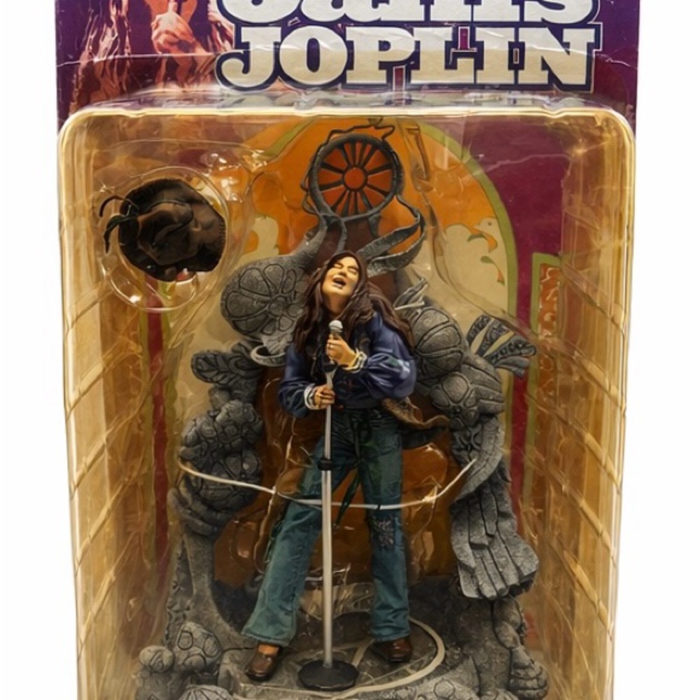 Janis Joplin Action Figure with Microphone